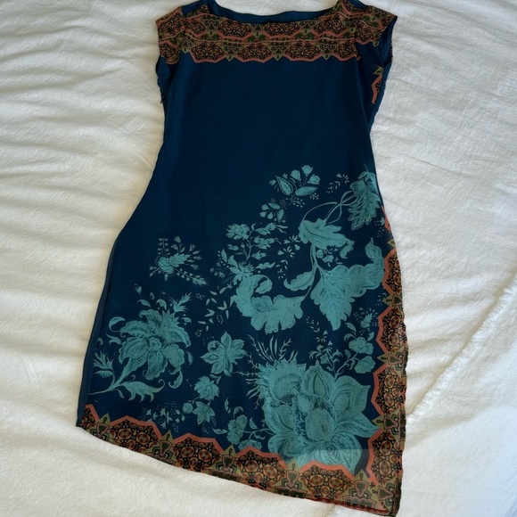 DESIGUAL Women Asymmetric Knee-Length Dress Size UK:38 size medium fully lined - Picture 12 of 17